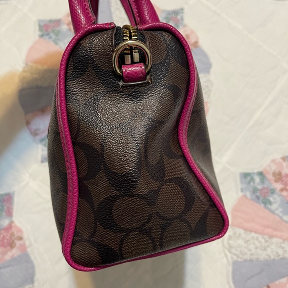 Coach pink mini Bennett satchel handbag - Picture 5 of 8